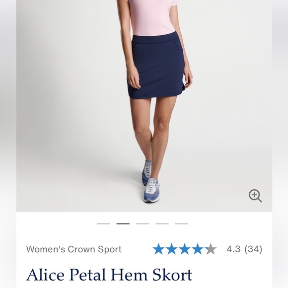 Peter Millar Pants - NWT Peter Millar Tennis Skort Skirt Navy size XL